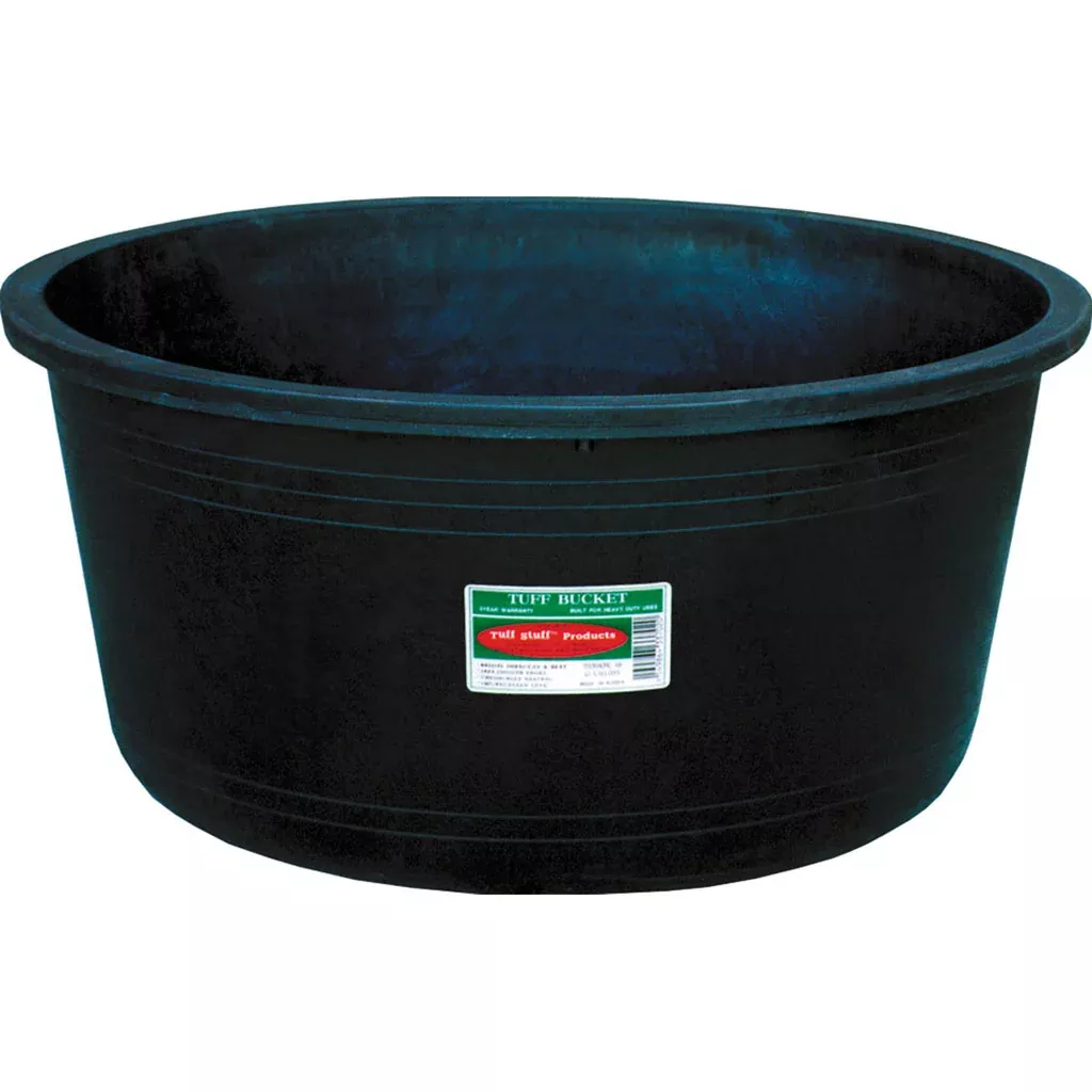 Tuff Stuff Round Tub 64 gal, Black