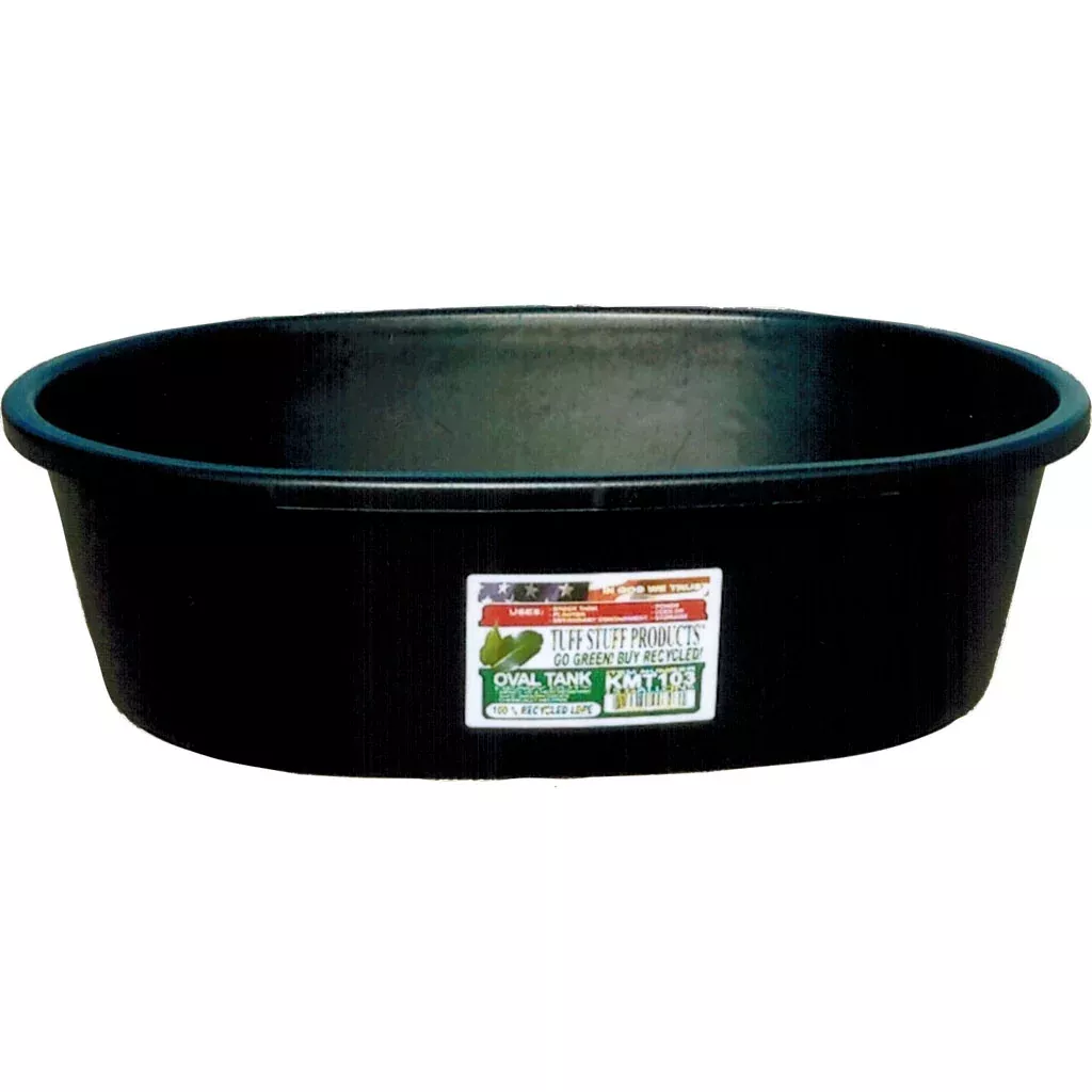 Tuff Stuff Stock Tank, 15 gal, Black