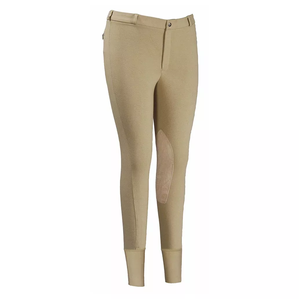 TuffRider Men's Cotton Knee Patch Breeches