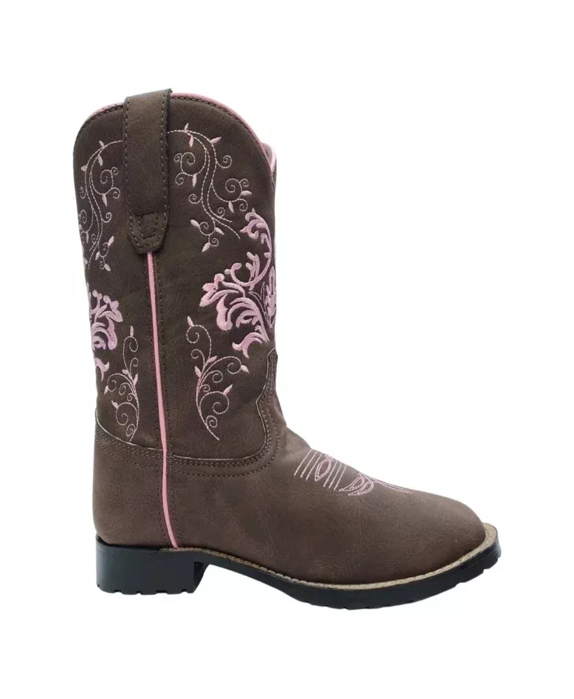 TuffRider Youth Glacier Square Toe Western Boots