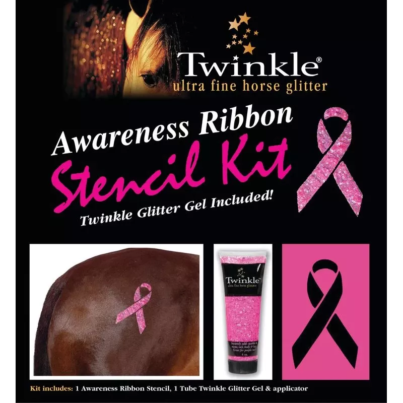 Twinkle Breast Cancer Awareness Stencil Kit – Pink