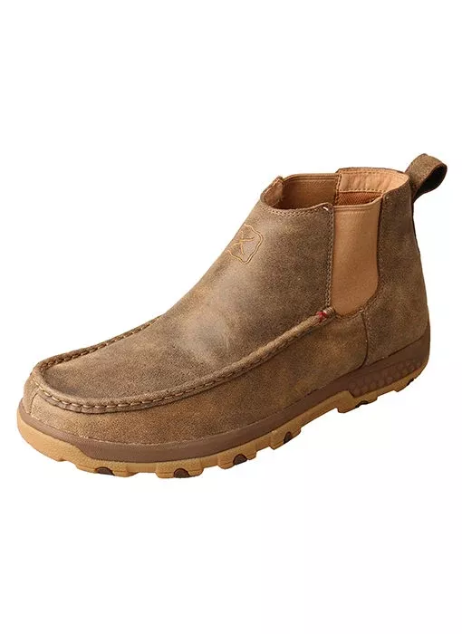 Twisted X Men’s 4″ Double Gore Driving Moc Shoe with CellStretch