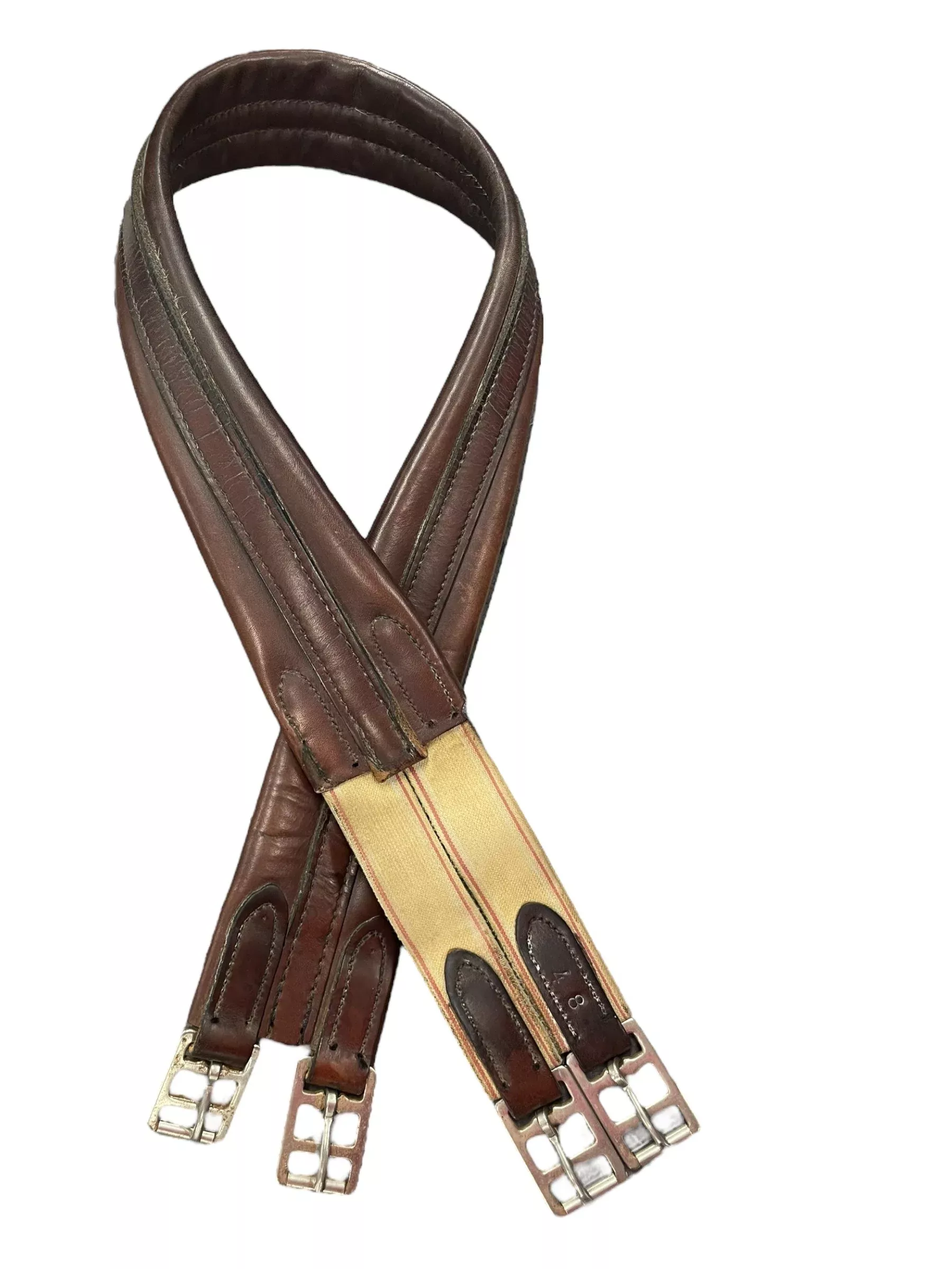Unbranded Leather Girth - Brown - 48" - USED