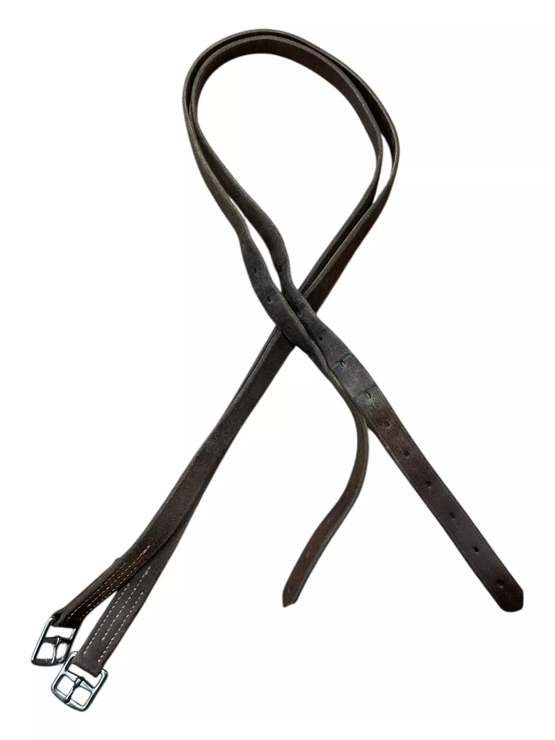 Unbranded Stirrup Leathers - Brown - Approx 52" - USED