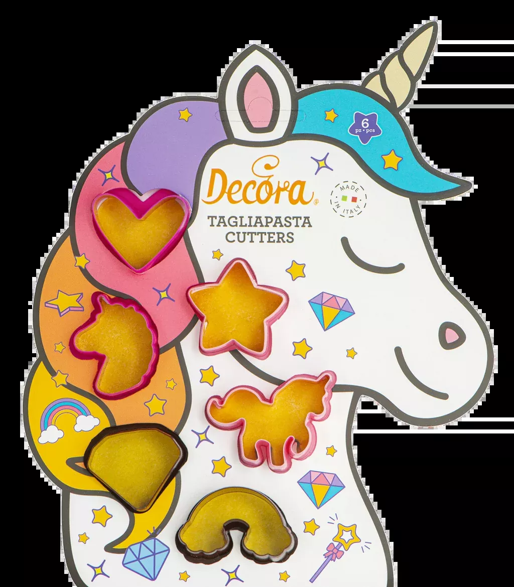 Unicorn Cutter Set Small, 6pcs