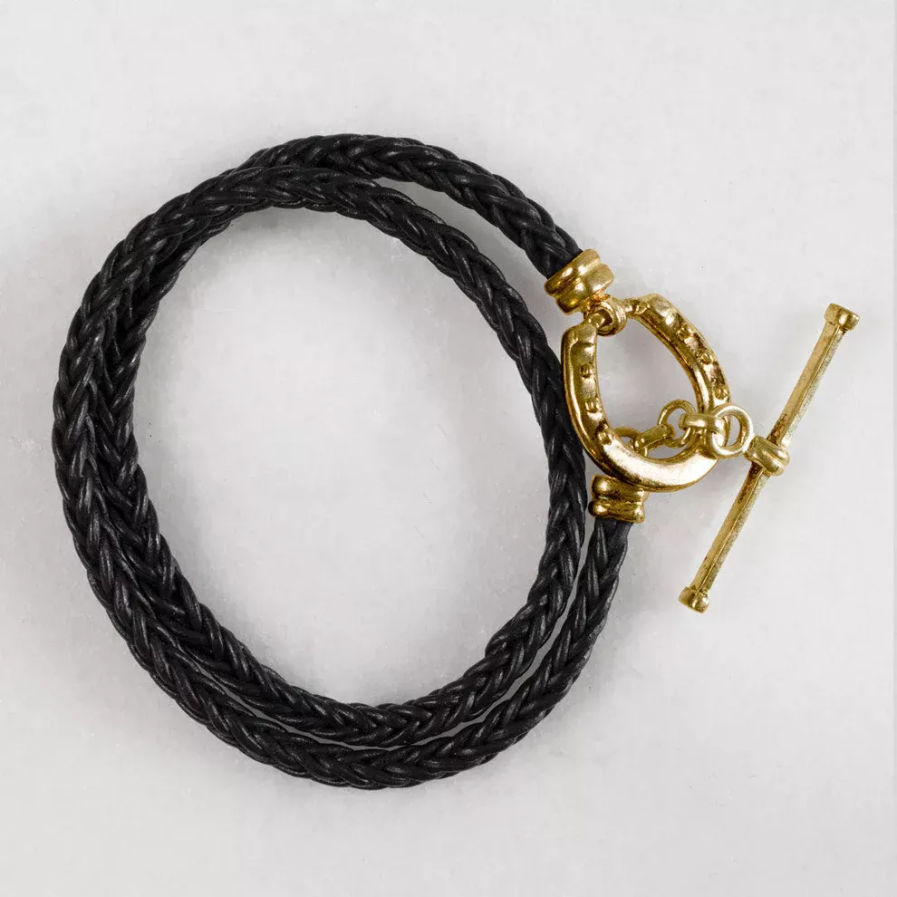 Urban Equestrian - Pyrite - Bracelet to Necklace