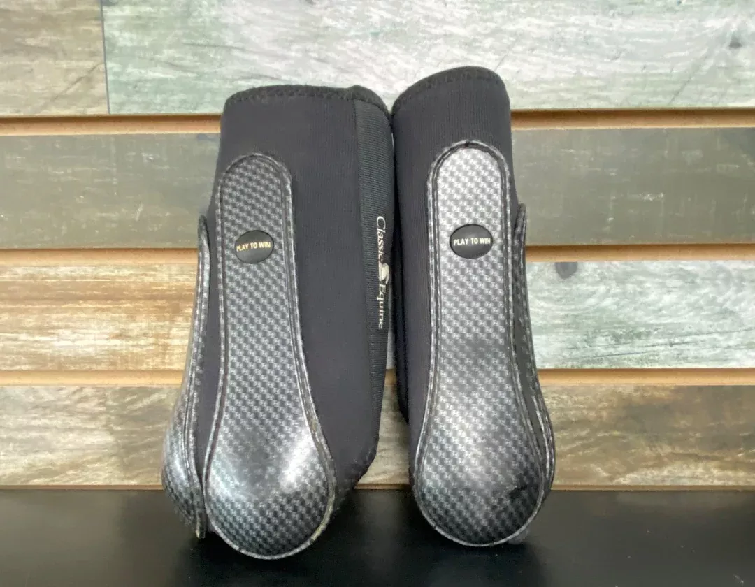 USED Classic Equine Brushing Boots Small Black