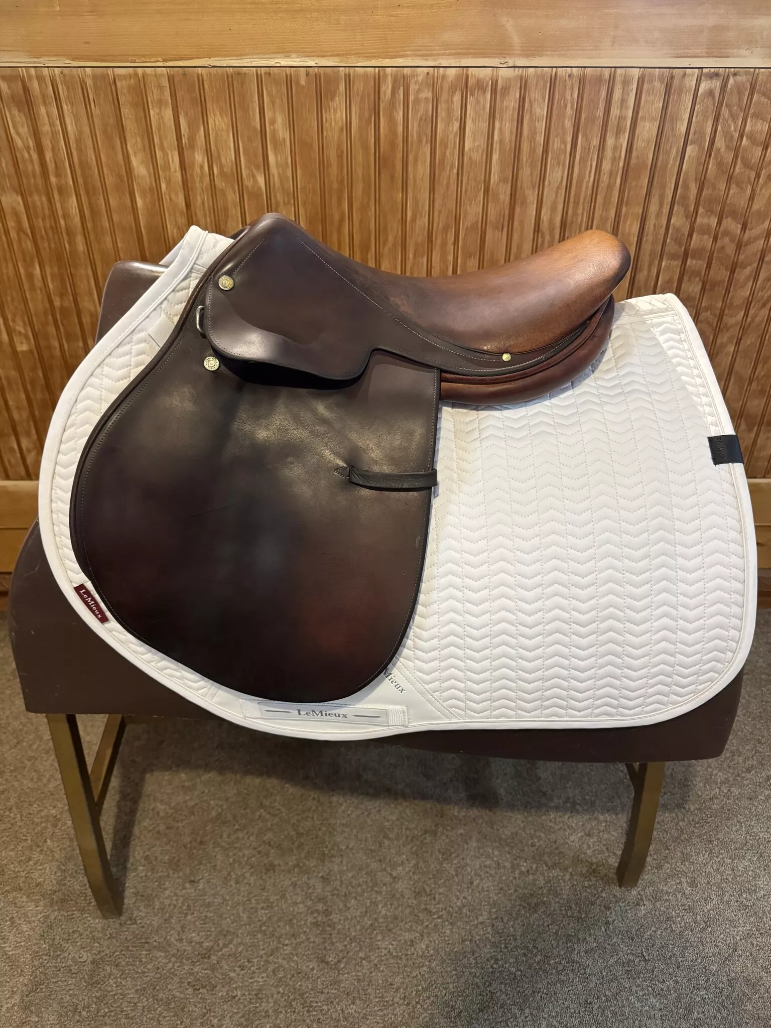 Used Hermes Paris Jump Saddle - 16"