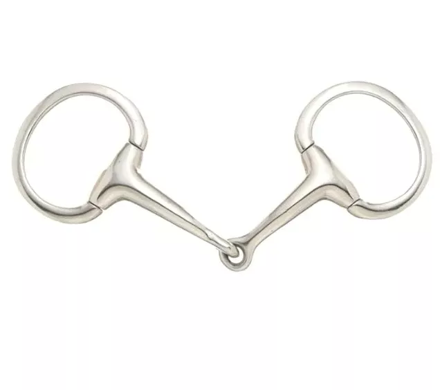 USED Tough1 Kelly Silver Star Snaffle Miniature Eggbutt Bit 3.75"