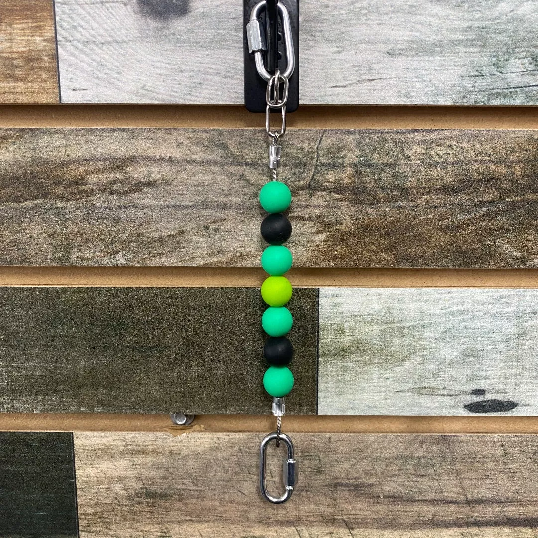 USEDBeaded Curb ChainGreen, Black and Lime