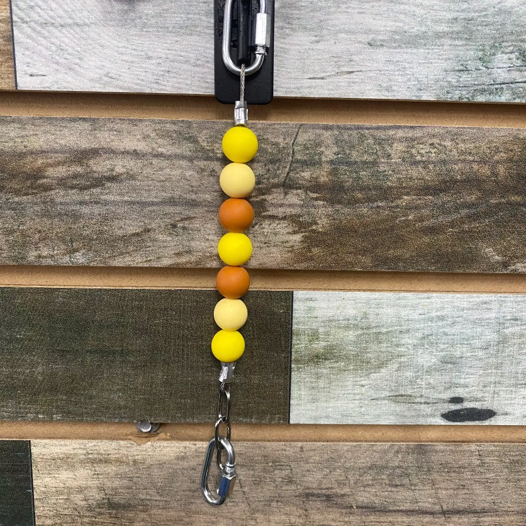 USEDBeaded Curb ChainYellow/Brown