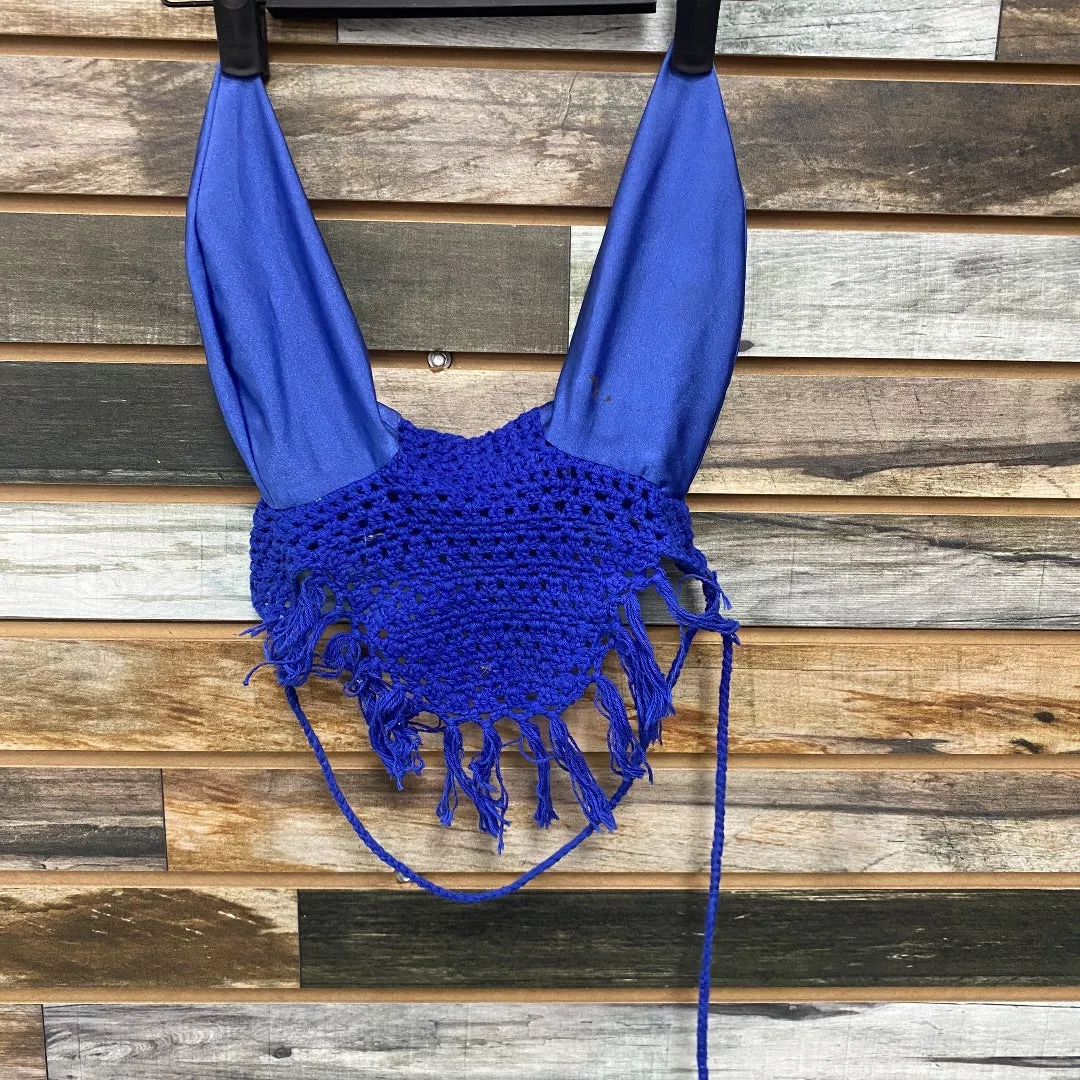 USEDEar Bonnet Horse Blue