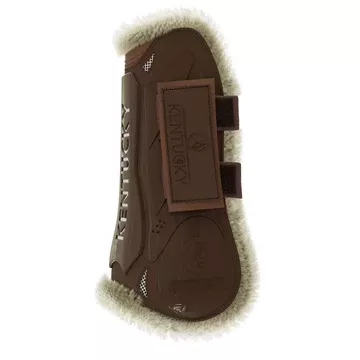 Vegan Sheepskin Tendon Boots Velcro
