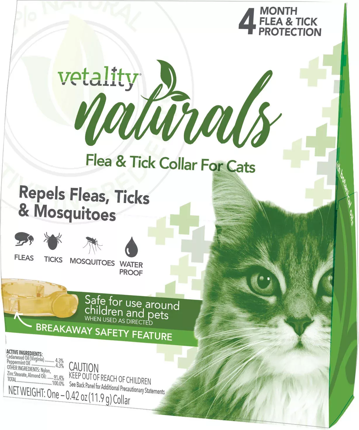 Vetality Naturals Flea & Tick Collar, One Size