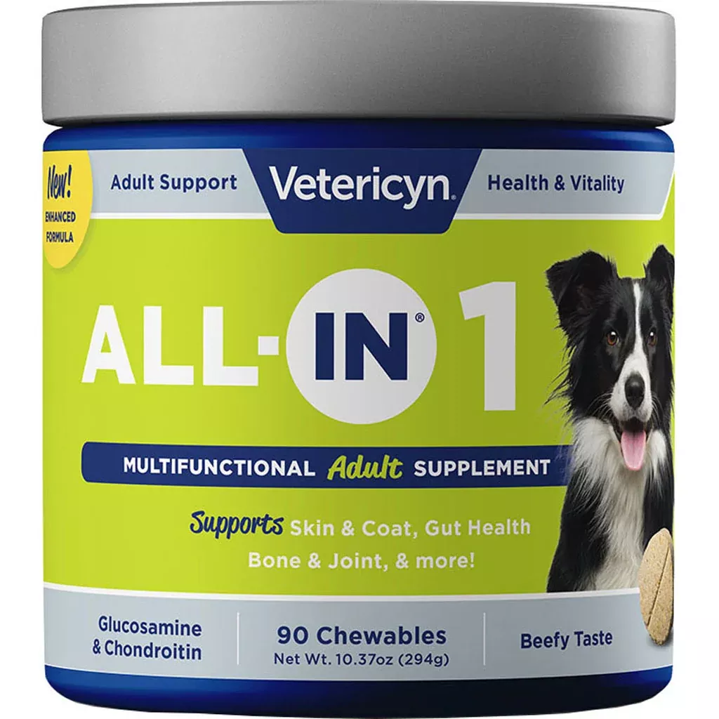 Vetericyn ALL-IN Adult Dog Supplement, 90 Count