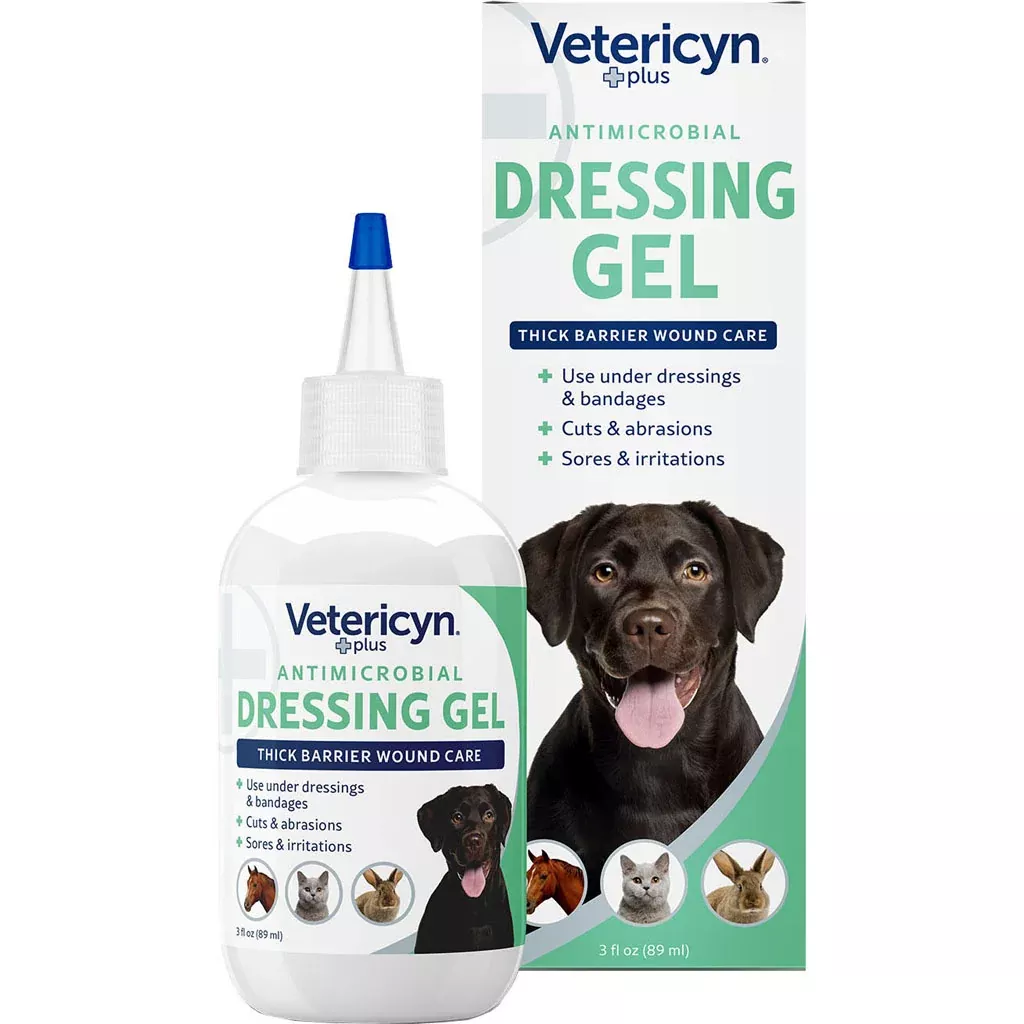 Vetericyn Plus Wound Dressing Gel, 3 oz
