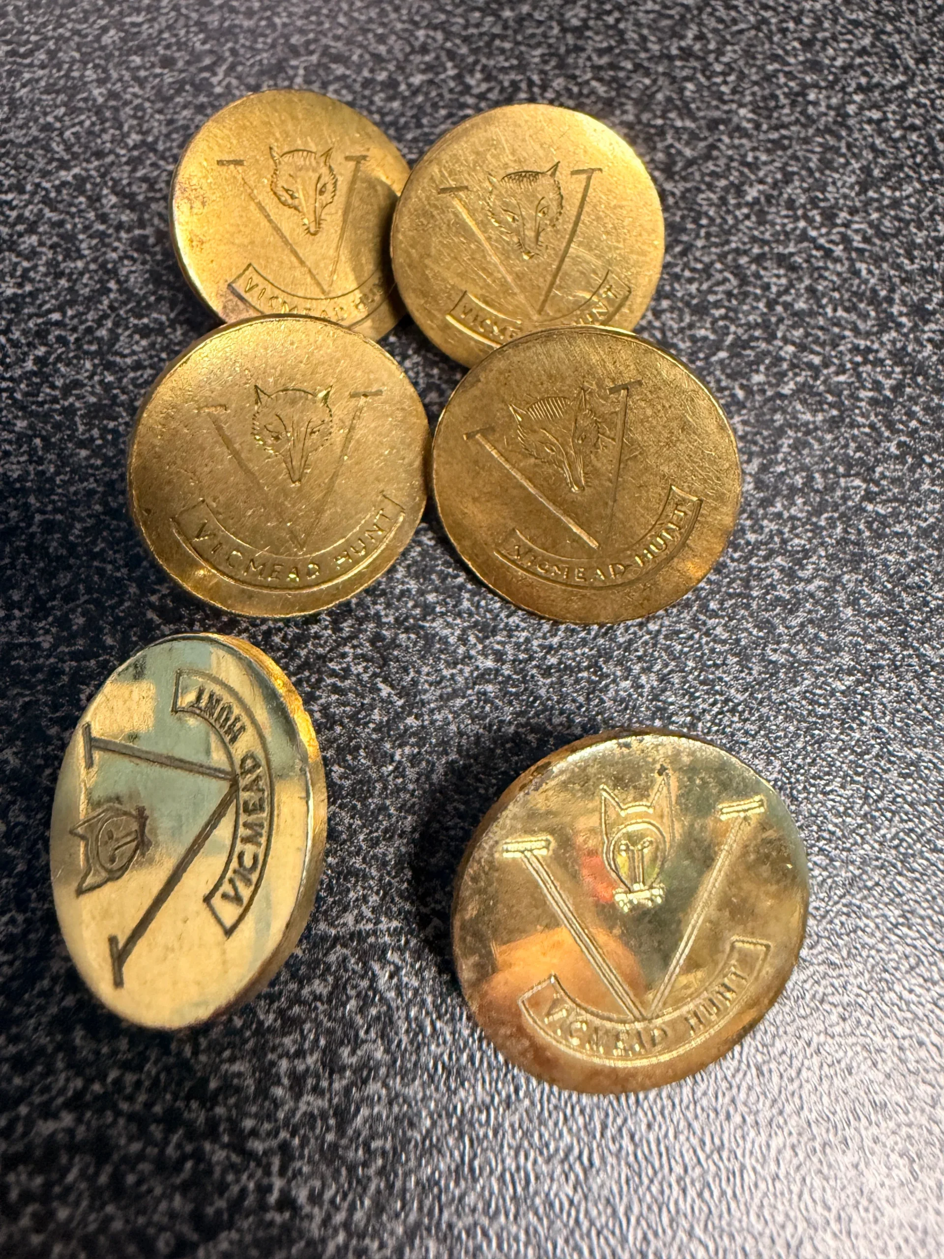 Vicmead Hunt Club, Wilmington Delaware Buttons