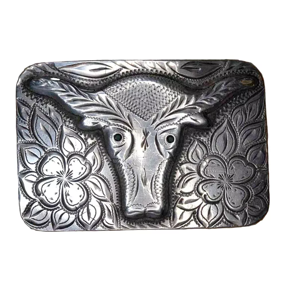 Vintage Silver Belt Buckle