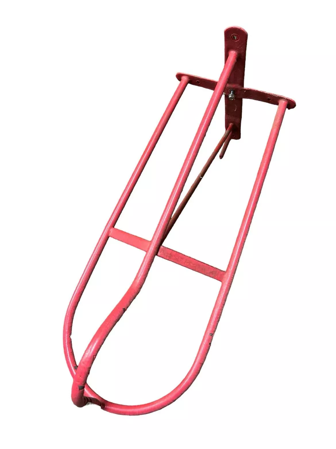 Wall Mount Saddle Rack - Red - USED