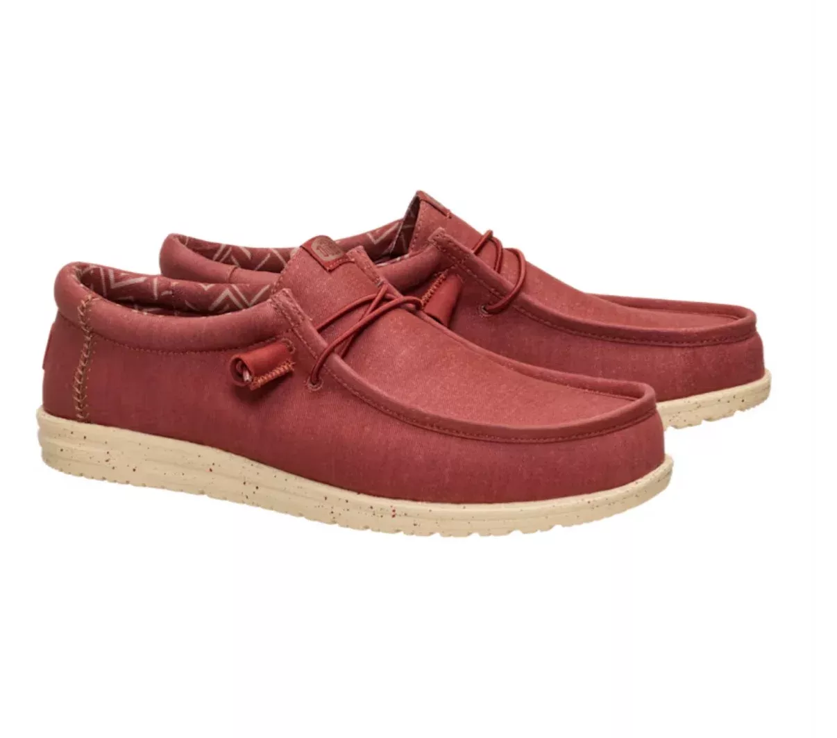Wally Stretch Canvas Burnt Red/Boulder Tan