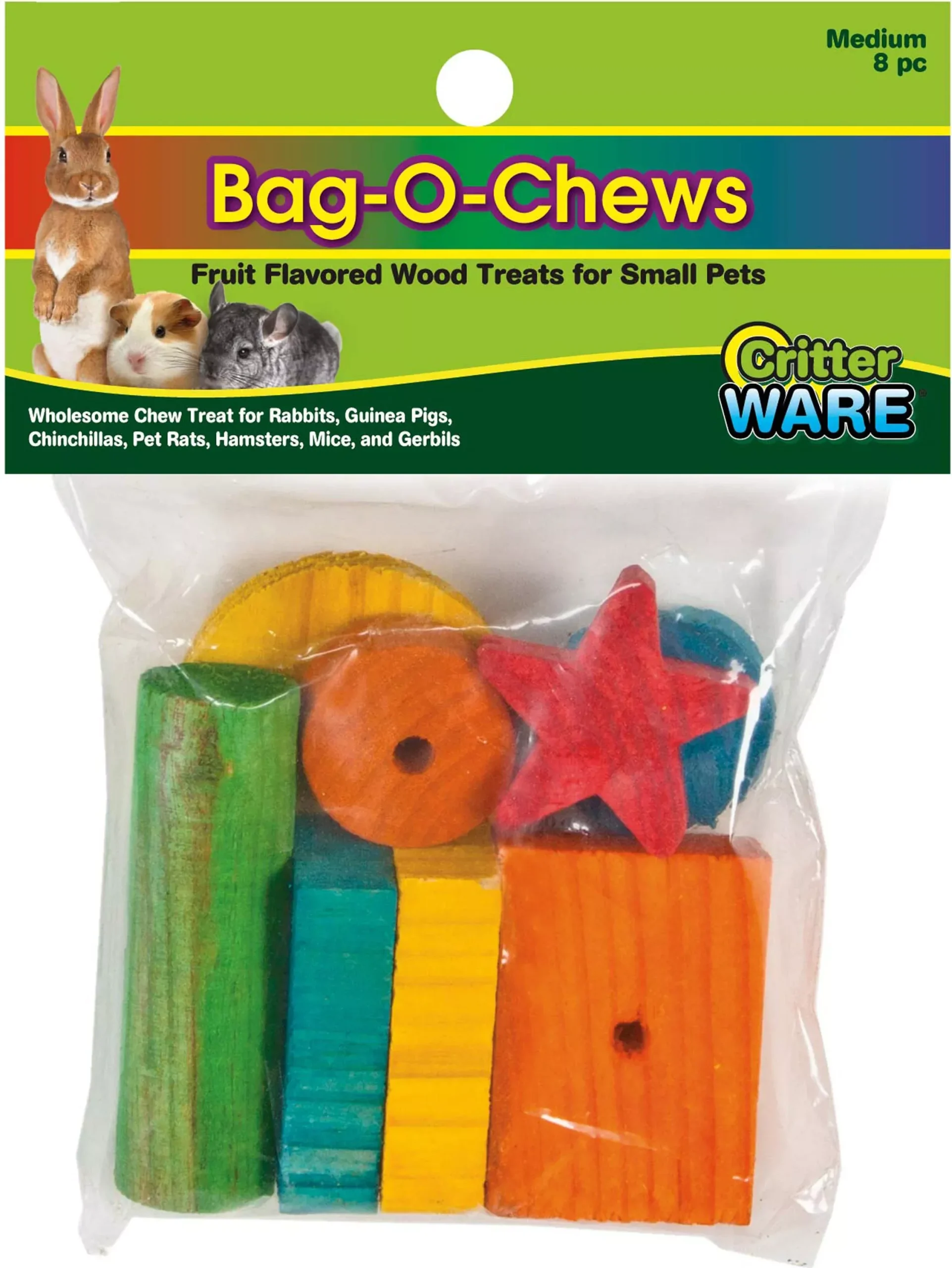 Ware Bag-O-Chews Small Animal Chews, Medium 8-Pack