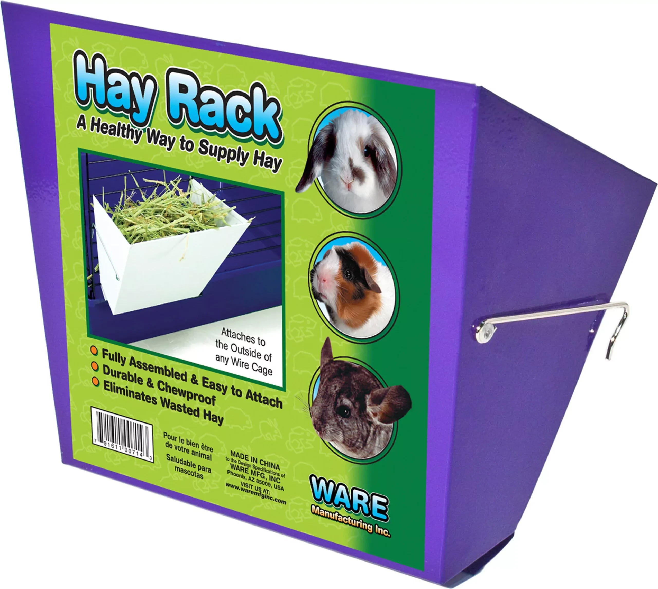 Ware Metal Hay Rack, 9 x 4 x 7 in