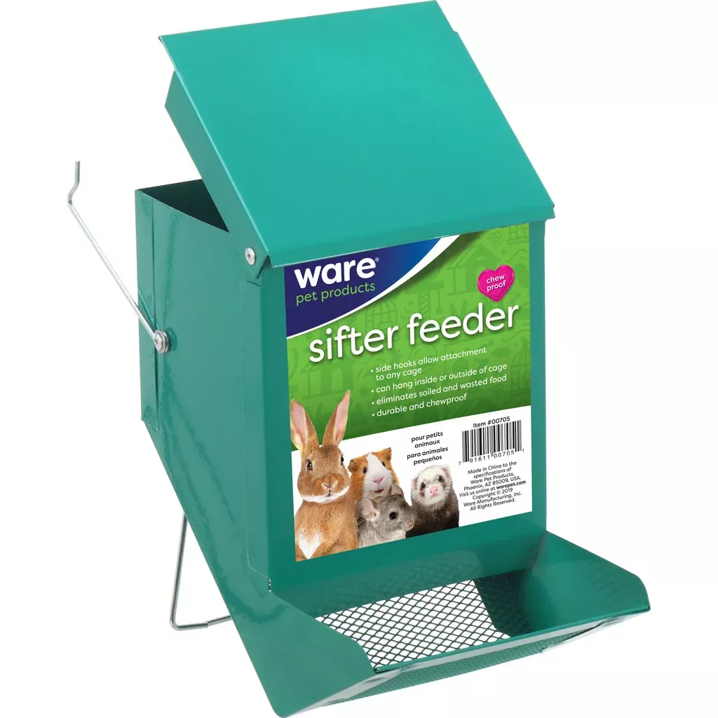 Ware Metal Sifter Feeder with Lid, 5 in