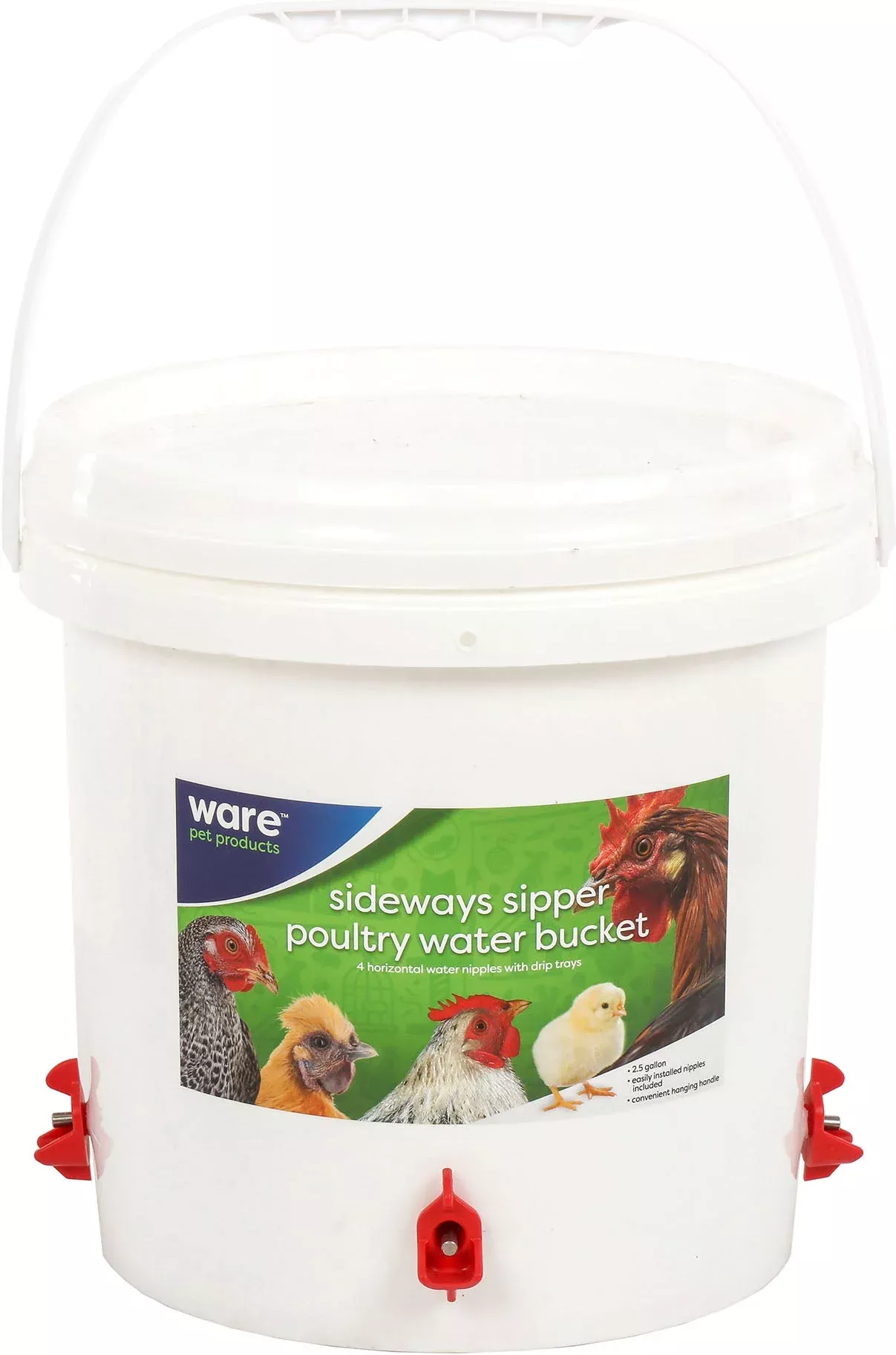 Ware Sideways Sipper Poultry Water Bucket 2.5 gal