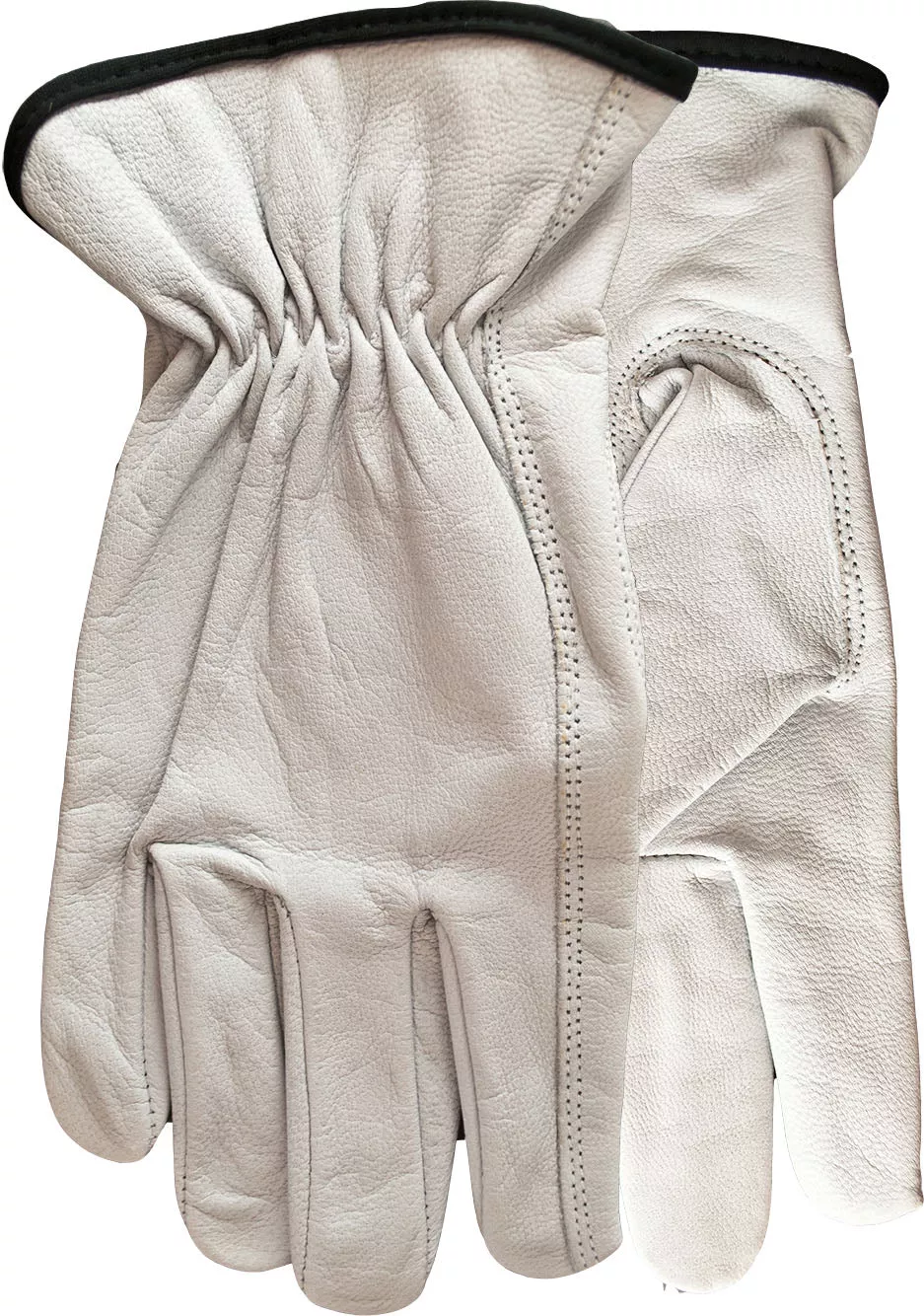 Watson Gloves Men's Scapegoat Full-Grain Goatskin Glove White Medium