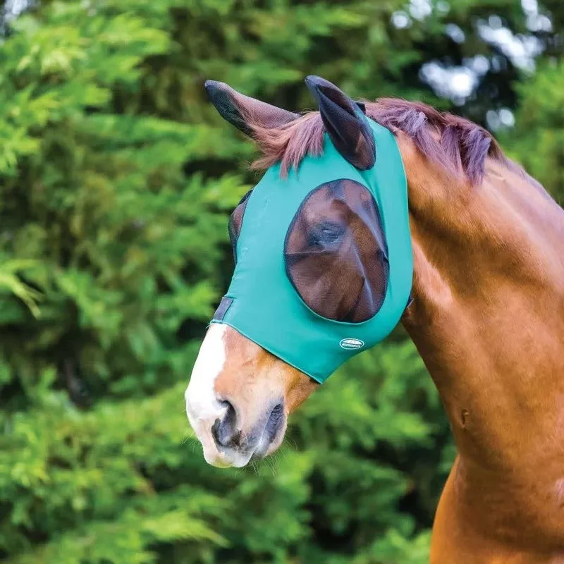 Weatherbeeta Deluxe Stretch Bug Eye Saver W/Ears – Hunter/Black