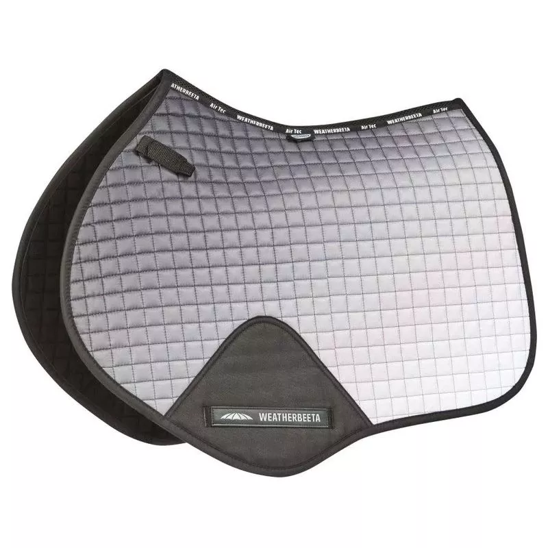 Weatherbeeta Prime Ombre Jump Shaped Saddle Pad – Grey