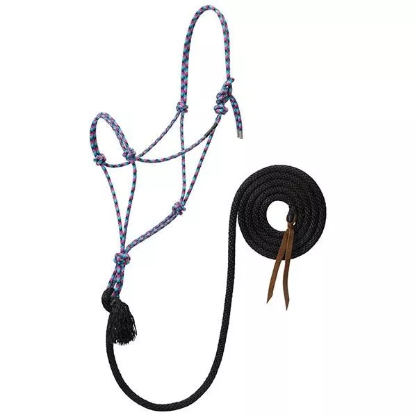 Weaver Leather Silvertip No. 95 Rope Halter With 10' Lead