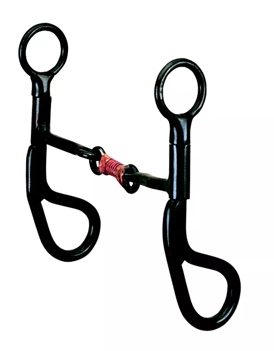Weaver Leather Three Piece Snaffle With Copper Inlay