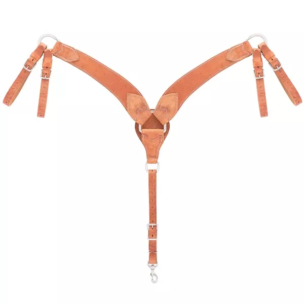 Weaver Protack Roper Horse Leather Breast Collar Brown