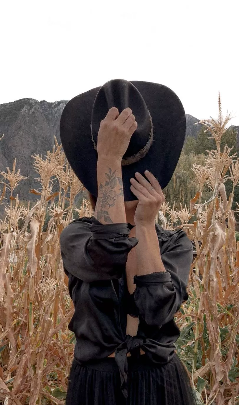 WEST VON - Laney Western Rancher Hat Noir