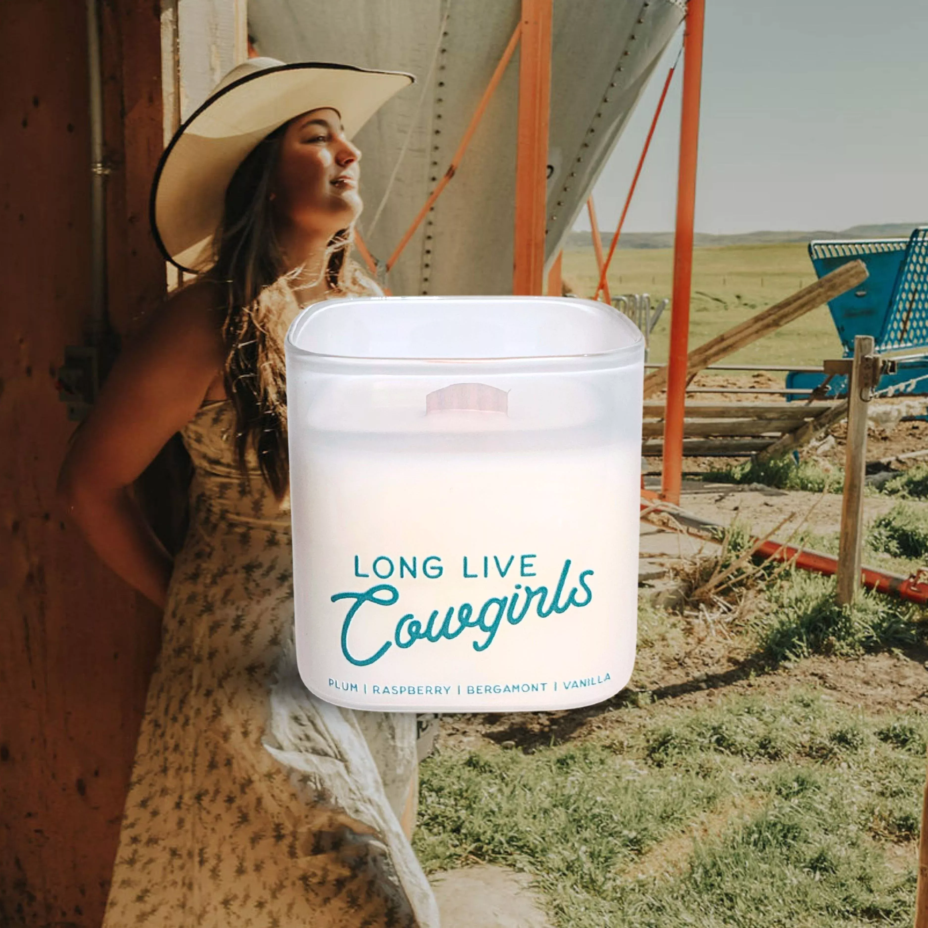 Western Hive Candle Long Live Cowgirls