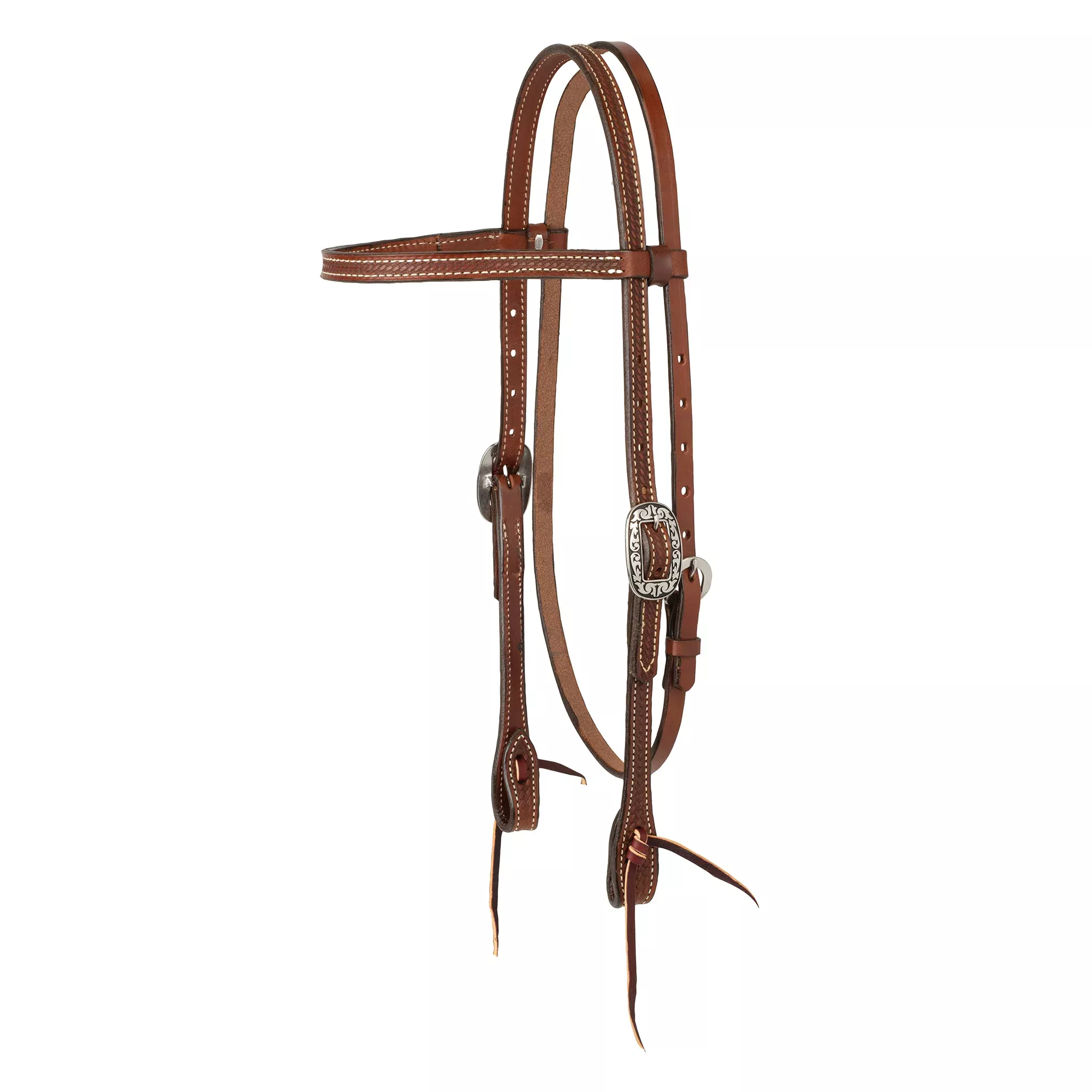 Western Leather Headstall, Basin Cowboy