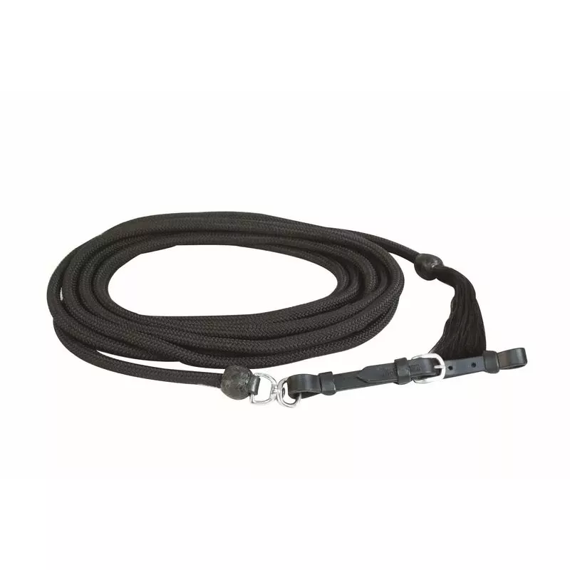 Western Rawhide Jim Taylor Nylon Show Lunge Line – Black