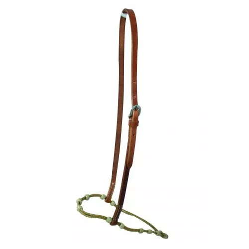 WESTERN RAWHIDE RAWHIDE ADJUSTABLE NOSEBAND WITH KNOTS