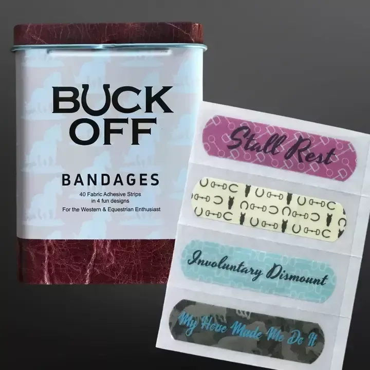 Westrian - Horse Themed Fabric Bandages Tin Set