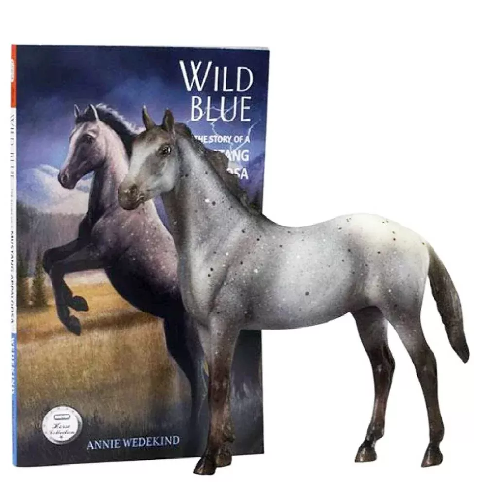 Wild Blue Horse & Book Set