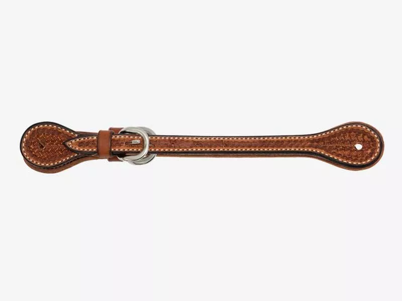Wildfire Saddlery Golden Spider Stamp 5 /8'' Spur Straps