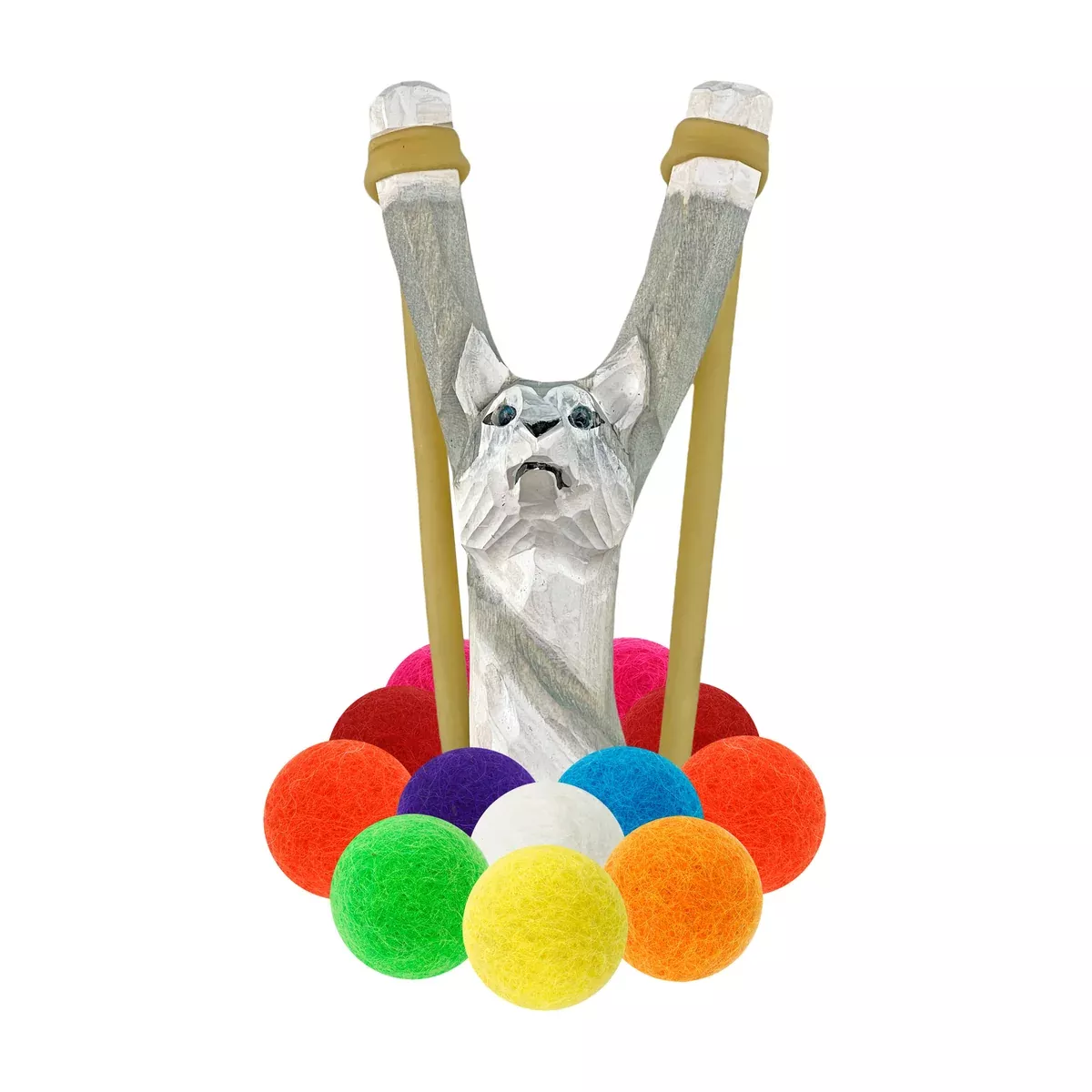Wolf Slingshot + Felt Ammo