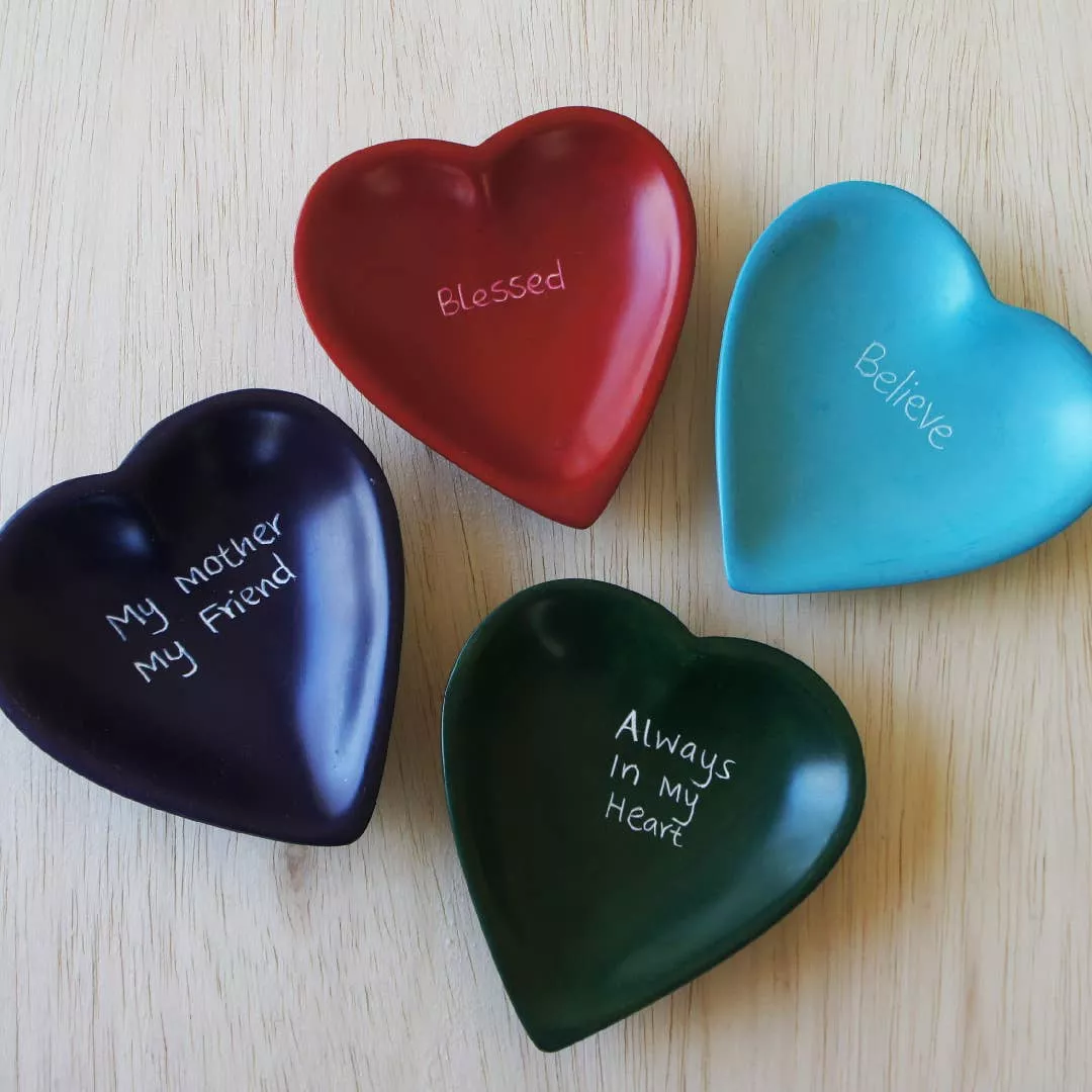 Word Heart Dish