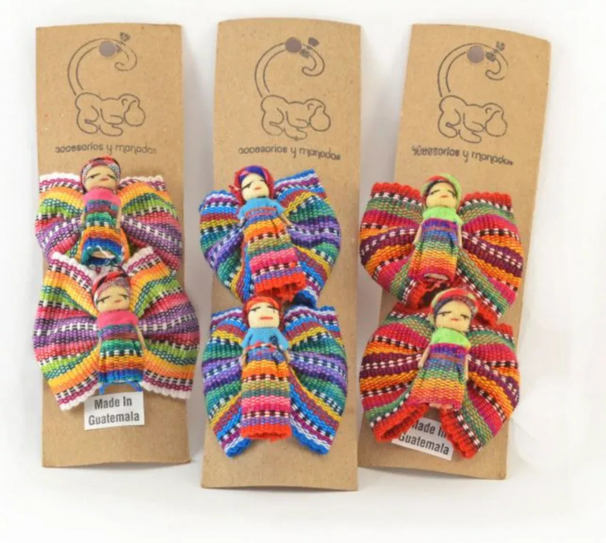 Worry Doll Barrette Set