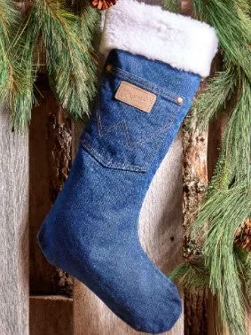 Wrangler Denim Christmas Stocking 1WRCHST, 1WRCHSP