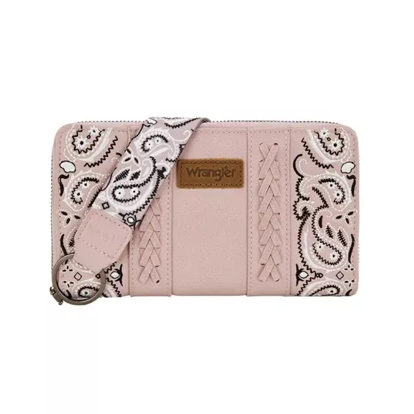 Wrangler Wallet | Paisley | Pink