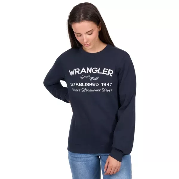 Wrangler Womens Crew | Bella | Navy
