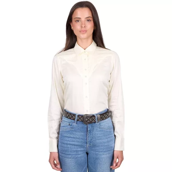 Wrangler Womens Shirt | Bridget Western | Cream