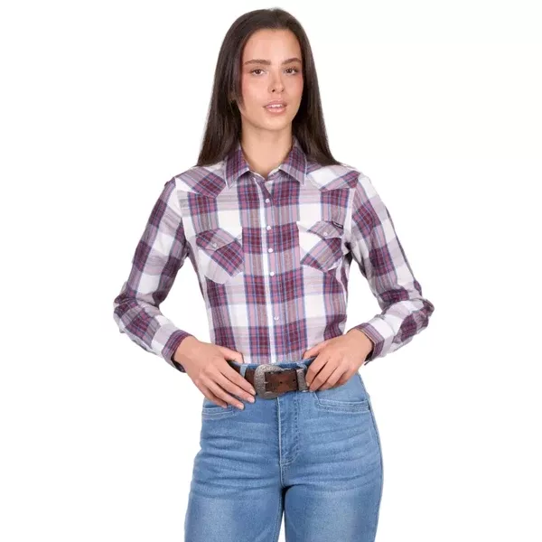 Wrangler Womens Shirt | Jaclyn | Berry
